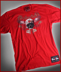 Men's Destruction Fight Gear Red Tee