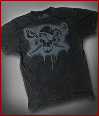 Men's Dirty Pirate Acid Wash Tee