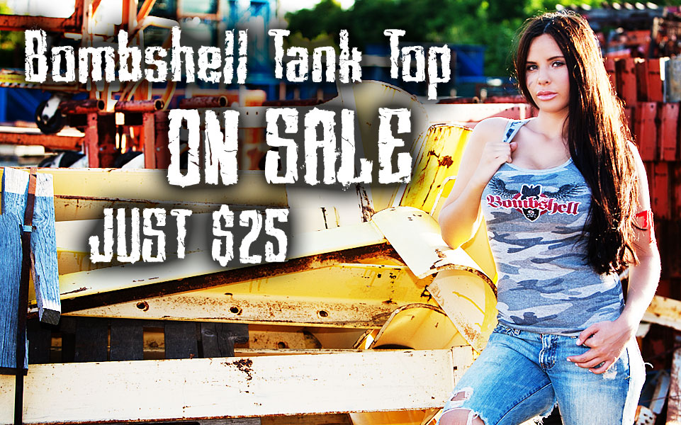 Bombshell Tank Top on Sale!